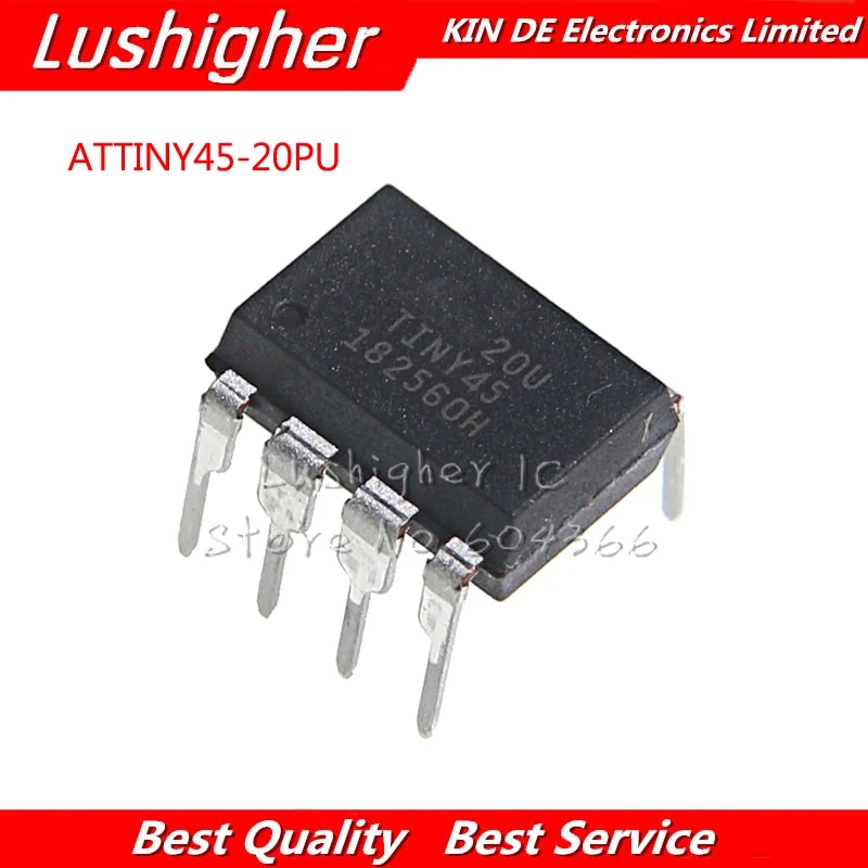 

10 шт. ATTINY45-20PU ATTINY45 DIP8