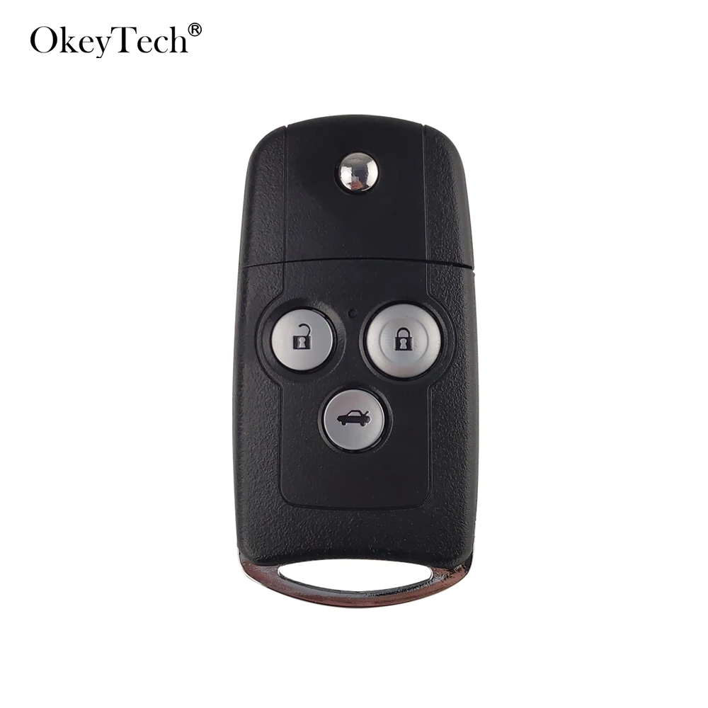 Okeytech 3 кнопки дистанционный ключ для автомобиля Fob чехол в виде ракушки