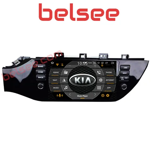 Автомобильный мультимедийный плеер Belsee, 9 дюймов, Android 9,0, ОЗУ 4 + 64 ГБ, GPS, магнитола для Kia Rio 4 2017 2018