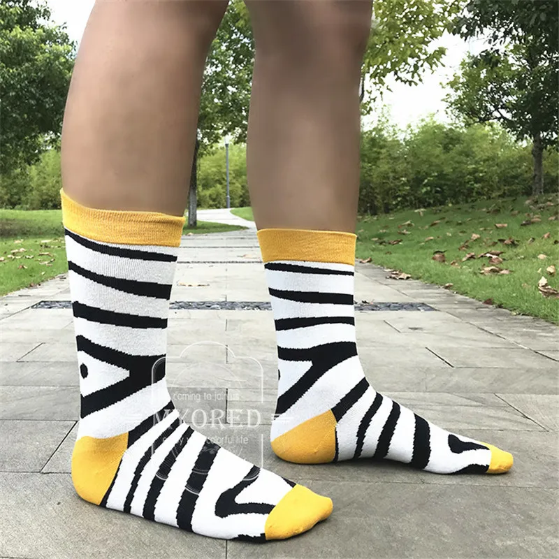 MYORED разноцветные вечерние носки 12 пар/лот яркие с мультяшными животными для