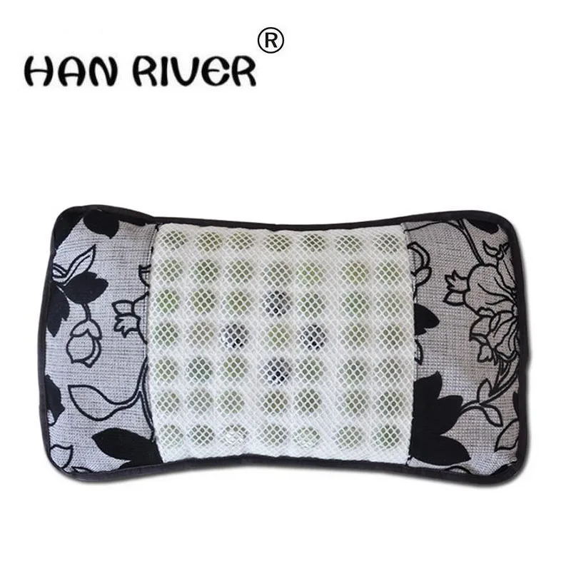 Нефритовая подушка для шеи натуральный нефрит китайская медицина летний крутой