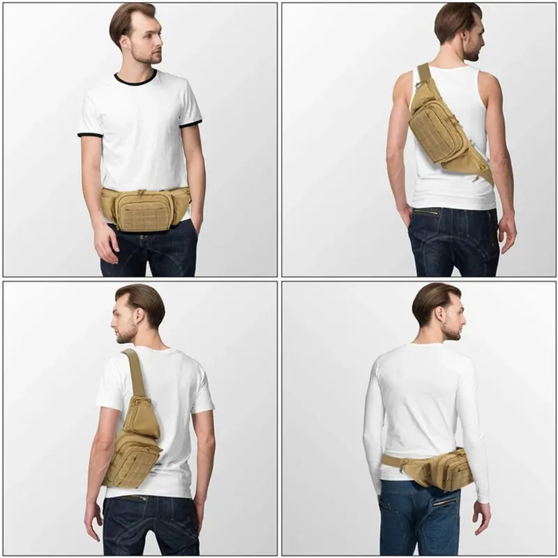 Ultimate Fanny Pack Holster Multi-functional Bags for Outdoor Durable Reusable FK88