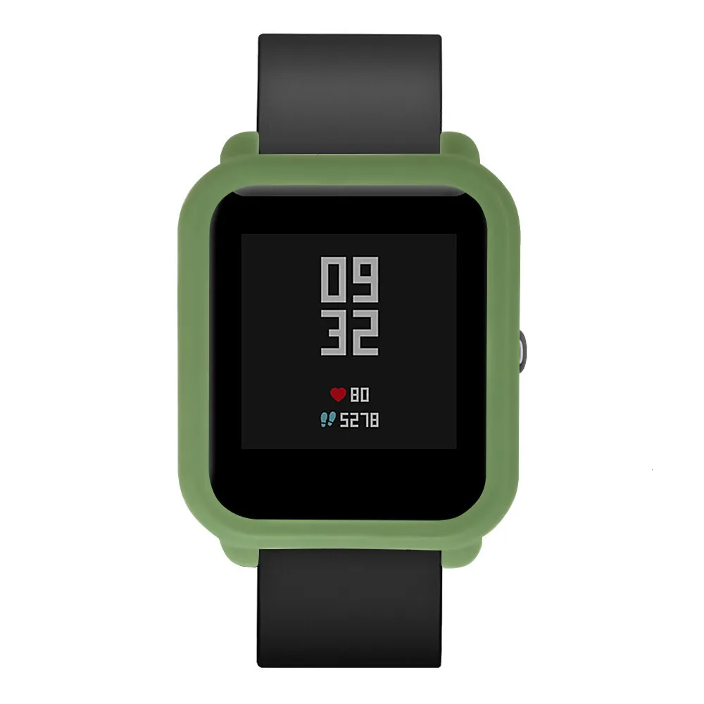 Мягкий защитный силиконовый чехол из ТПУ для Huami Amazfit Bip Youth Watch, умные часы, защита от падения, водонепроницаемые аксессуары