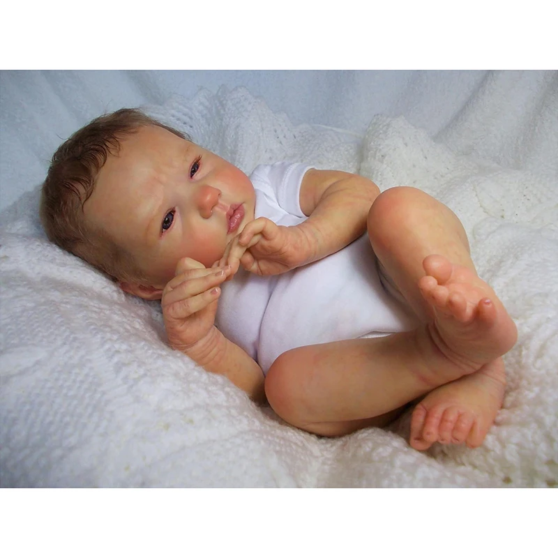 48cm Reborn Baby Dolls Sleeping Newborn Ellie-Sue Kids Toy for Birthday and Christmas | Игрушки и хобби