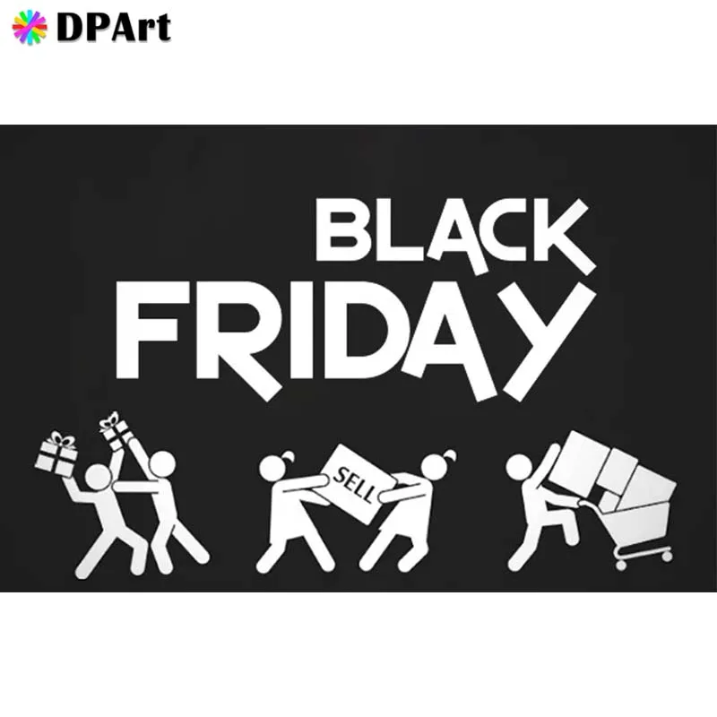 Алмазная живопись 5D полноразмерная/круглая вышивка Черная пятница Джейсон