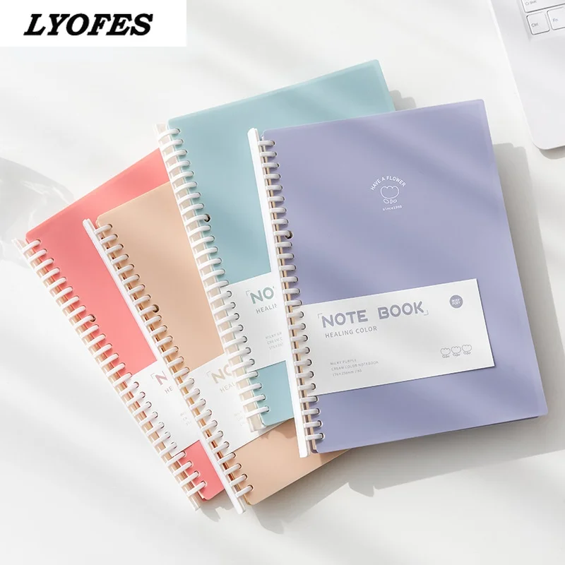 

New 80 Sheets Kawaii A5 B5 Loose-Leaf Notebook Binder Journal Agenda Planner Notepad Book School Stationery Suppliers