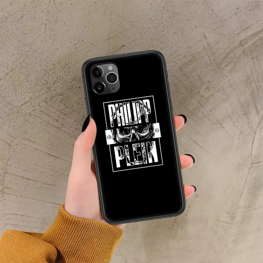 

qp Philipp luxury Brand Phone Case For Iphone 4 4s 5 5S SE 5C 6 6S 7 8 Plus X XS XR 11 12 Mini Pro Max 2020 black Waterproof