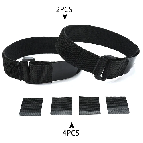 2 Belts -4 Sticker Soumit/эластичные сапоги с ремешком внутри; регулируемая обувь для фиксации скольжения; ремень для обуви с высоким голенищем; аксессуары для обуви - Цвет: 2 Belts -4 Sticker