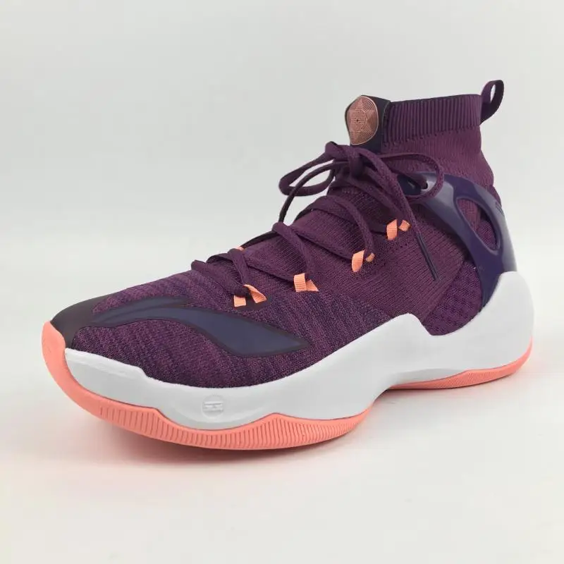 ABAN027-3H Li-Ning, мужские, SONIC VI V2, профессиональные баскетбольные кроссовки, моно, подкладка из пряжи, облачная подушка, спортивная обувь, кроссовки, ABAN027 SOND18 - Цвет: ABAN027-3H