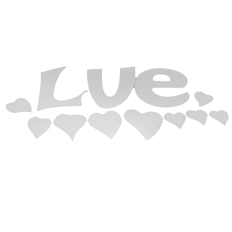 Зеркальная Настенная Наклейка самоклеющаяся наклейка персональный стикер на