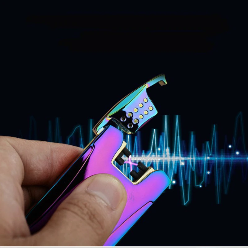 Новинка зажигалка для сигарет оригинальный бренд двойная импульсно дуговая USB