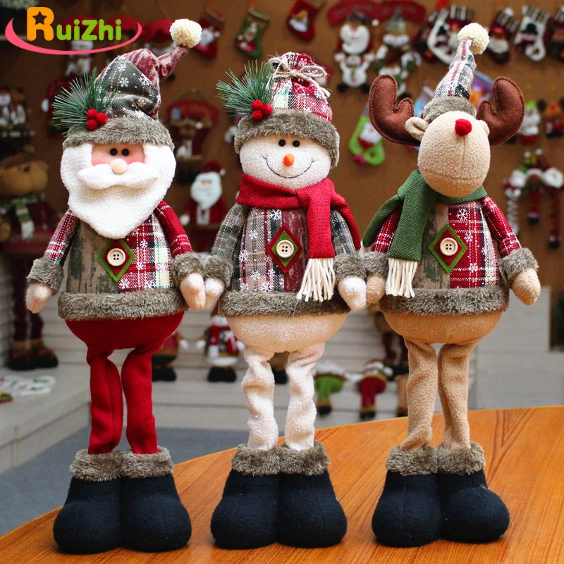 Ruizhi детская Рождественская серия куклы Санта Клаус снеговик олень мягкие