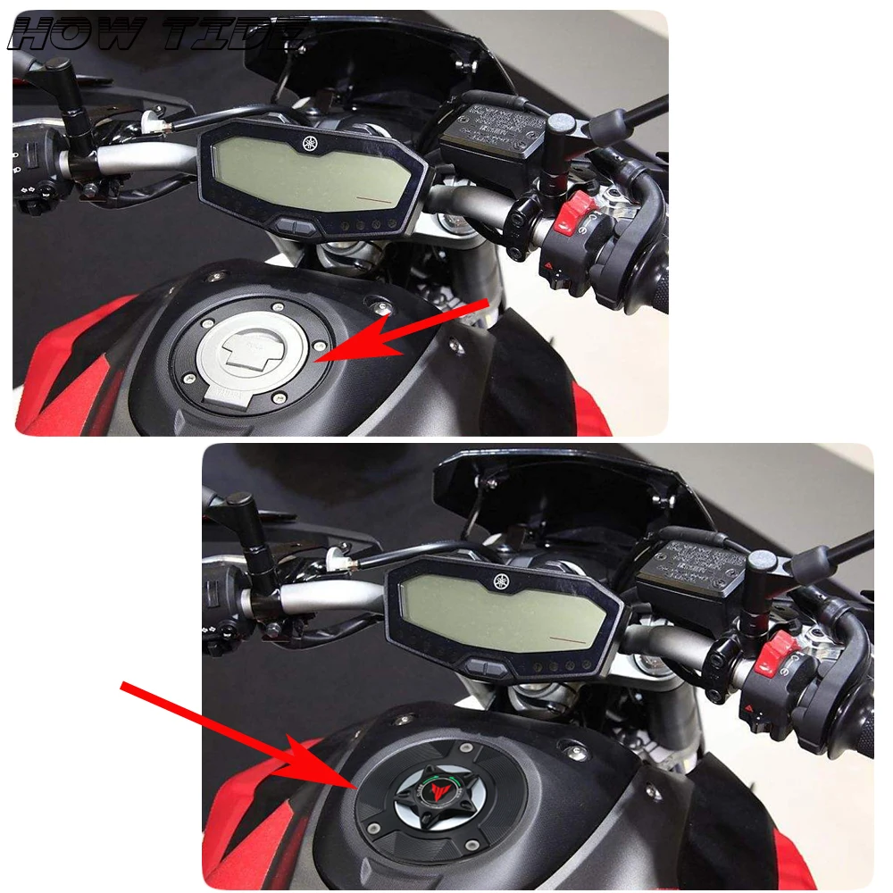 Logo 8 Colors CNC Aluminum Keyless Motorcycle Accessories high quality Fuel Gas Tank Cap Cover for YAMAHA YZF R25 R3 2014-2018 | Автомобили