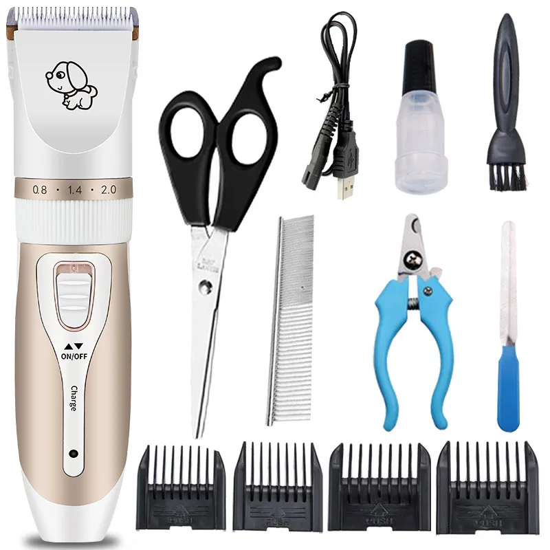 Электрическая машинка для стрижки домашних животных перезаряжаемый низкий
