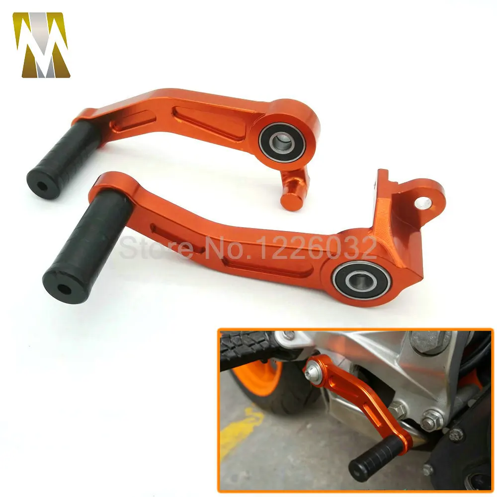 

New arrival Motorbike Orange CNC Aluminium Brake Clutch Gear Pedal Lever For KTM DUKE 125 200 390 2013 2014 2015 2016