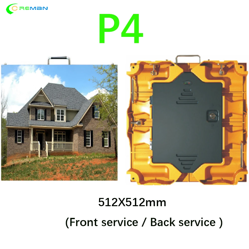 Полноцветный светодиодный дисплей HD SMD P4 модуль 32x32 точечная матрица