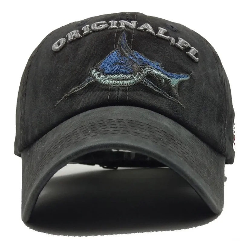 Мужская бейсбольная кепка 100% хлопок с эффектом потертости Snapback Ретро стиль