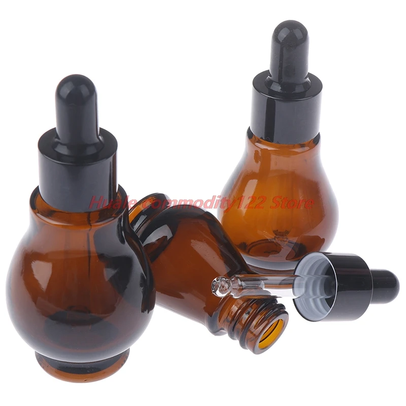 

10/20/30/Ml Nieuwe Amber Fles Dropper Etherische Olie Parfum Pipet Flessen Hervulbare Lege Container New Bottling