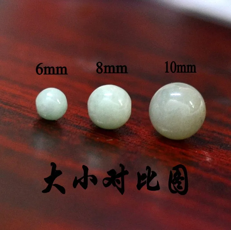 

6mm 8mm 10mm 20pcs/lot Wholesale High Quality Natural AAA Loose Round Jade Beads Ball, Fine Jade Beads For Jewelry Making DIY