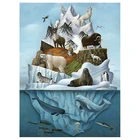 Алмазная 5D картина сделай сам с полными стразами, алмазная вышивка, животное, Снежный мир, мозаика, украшение, Рождественская мебель, Рождественский подарок