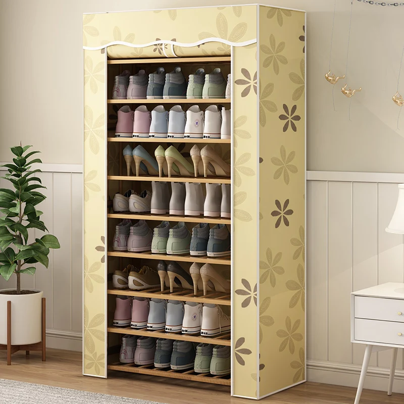 Увеличенная стойка для обуви Большая вместительная Простая Стойка с принтом