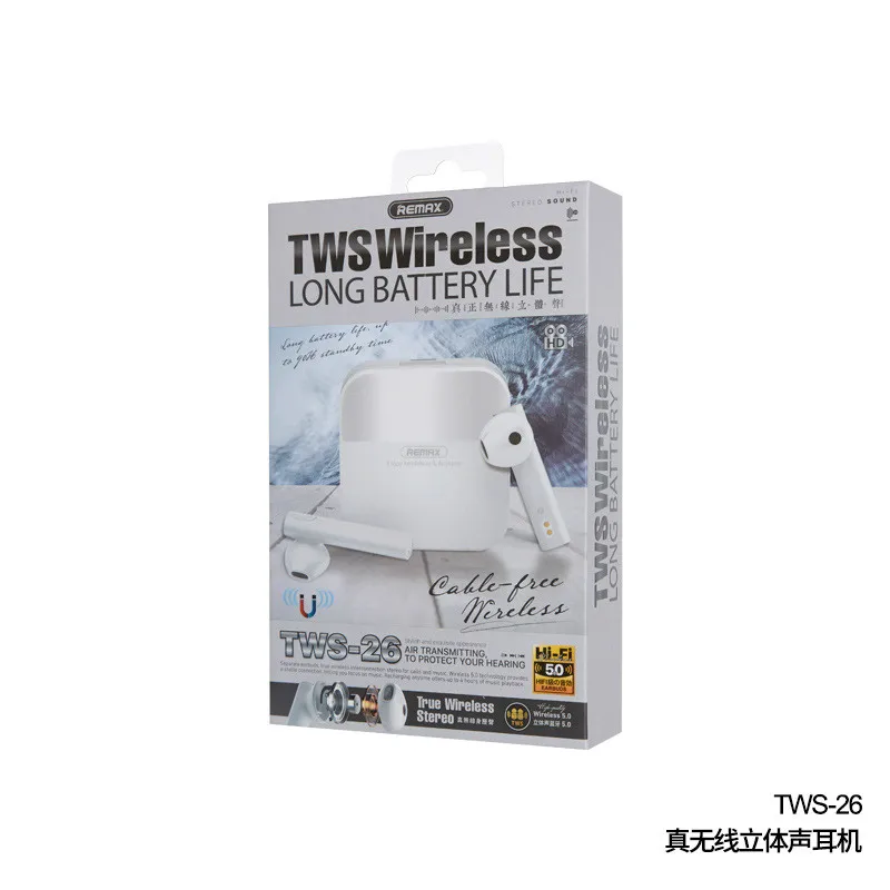 

TWS-26 Tws Bluetooth Earphone Stereo Wireless Earbuds Mini Wireless Earphone Headset With battery Power Bank Earphone Headphone