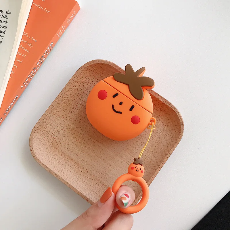 Чехол груша для Apple Airpods чехол беспроводных Bluetooth наушников силиконовый защитный