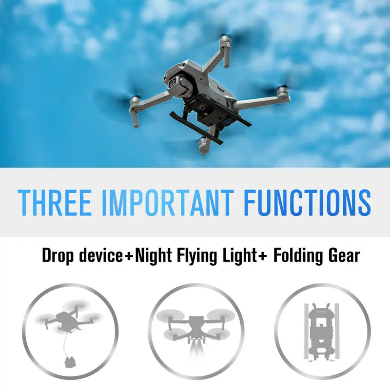 

Комплект для подачи воздушной капельки для дрона DJI Air 2S/Air 2 с ночным светильник ением и посадочным устройством