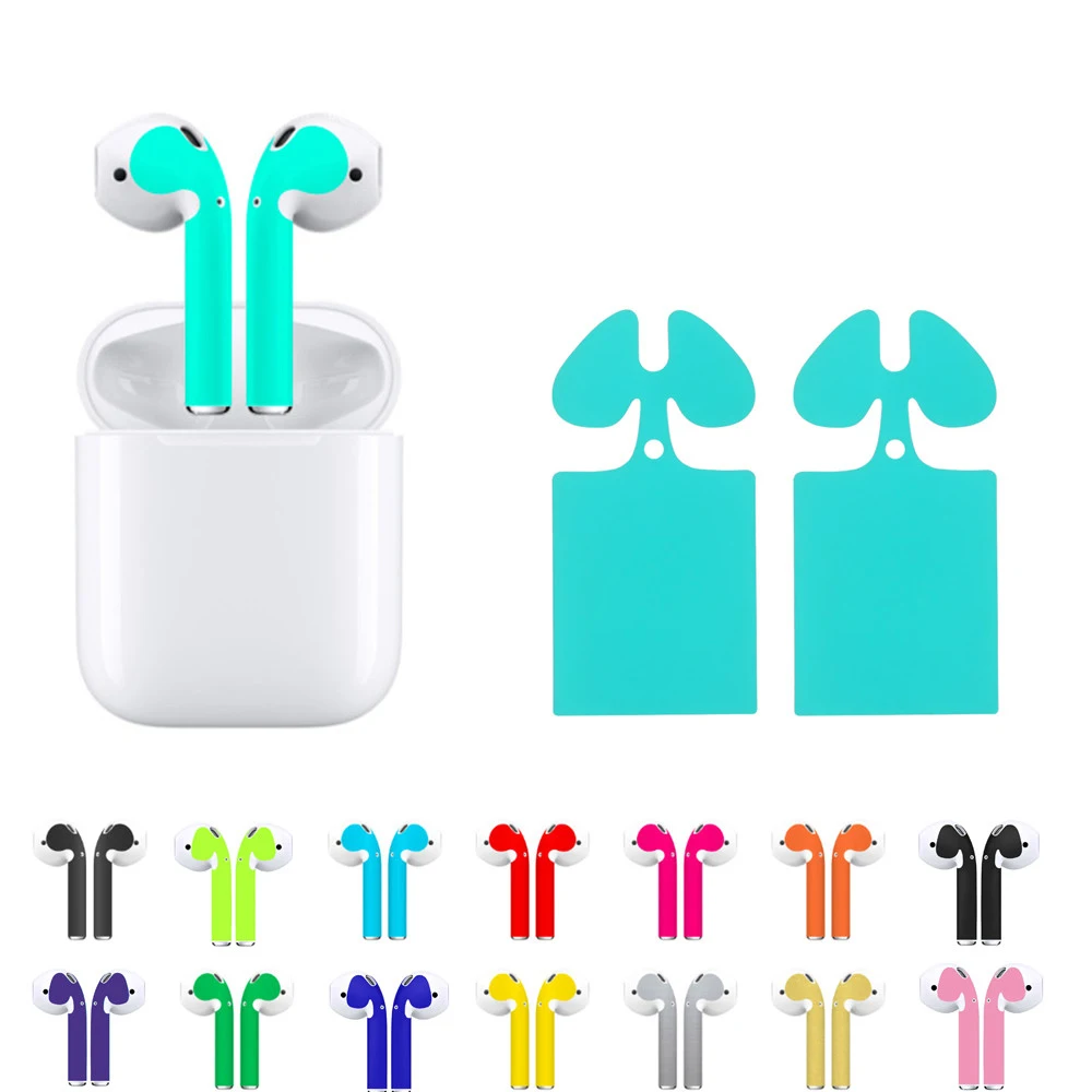 Ультратонкие наклейки для наушников Apple Airpods Air Pods на наушники аксессуары