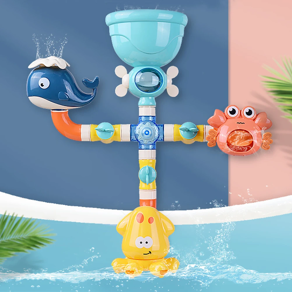 

Bath Toys Pipeline Water Spray Shower Game Elephant Bath Baby Toy for Children Swimming Bathroom Bathing Shower Kids Toy
