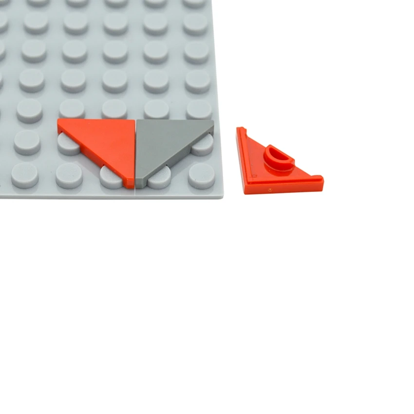 

Tiles Special Tile 45 Degree Cut 2 x 2 MOC Building Blocks Bricks Parts Compatible 35787 DIY Enlighten Assembles Particles Toys