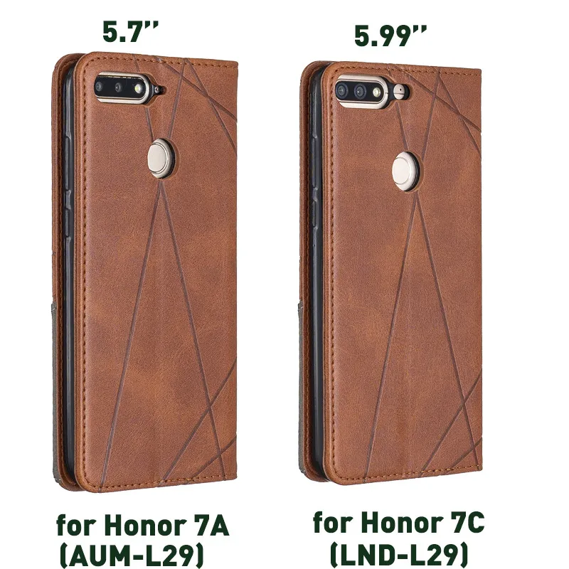Книжка чехол на для huawei Honor 7A 7A Pro AUM-L29 Honor7A Pro Хуавей Хонор 7a 7c про Кожаный чехол-книжка с магнитным бумажником для Honor 7C Pro LND-L29 Honor7C Pro