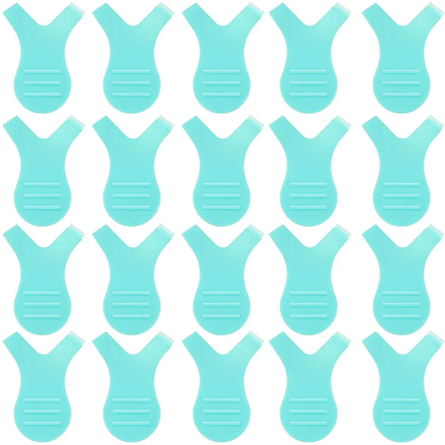 500PCS Y Shape Eyelash Brush Reusable Plastic Clean Grafted Eyelashes Lifting Curler Eyelash Extension Perm Eyelash Comb Tools