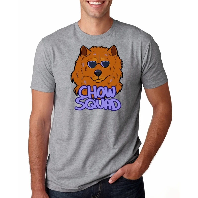 

Round Neck I Love My Chow Chow In The Year Of The Dog Adopt Rescue Dog Lover Mom Or Dad Save Abandoned Pet Dot t shirt