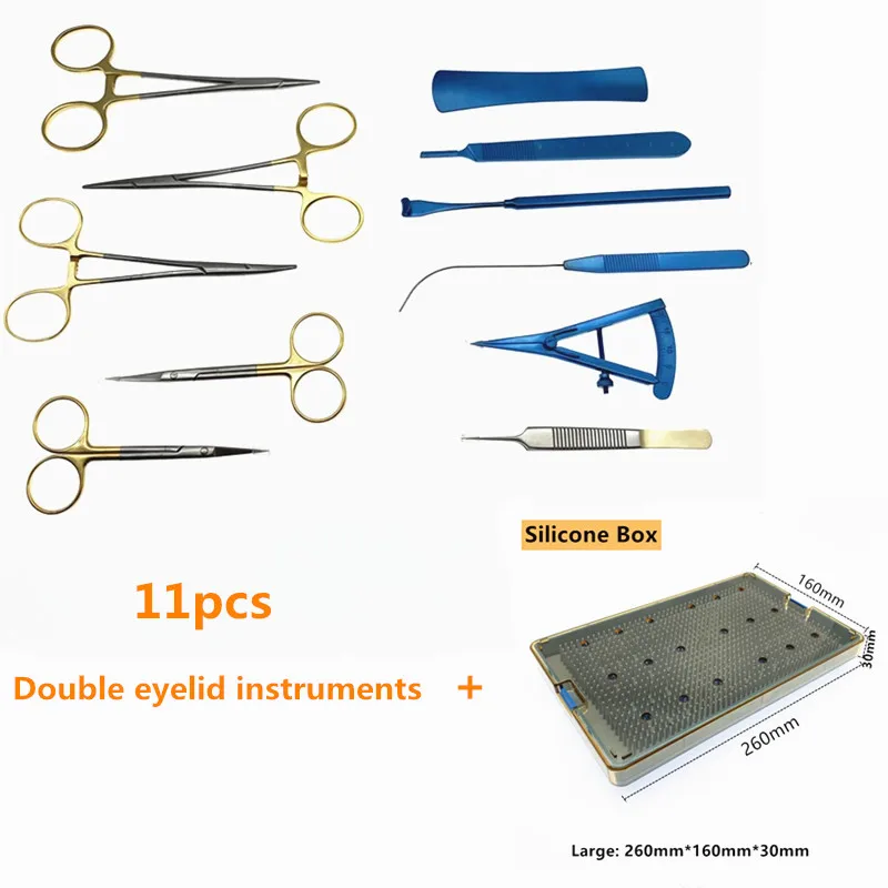 Double eyelid surgery kit scissors Needle holder Hemostatic forceps plastic surgery tools