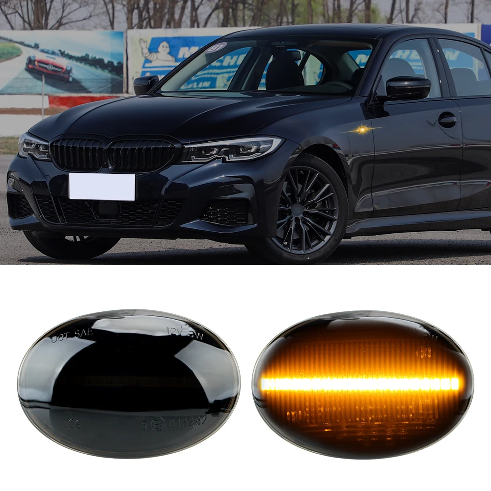 Светодиодный Боковой габаритный светильник для автомобиля указателя поворота BMW