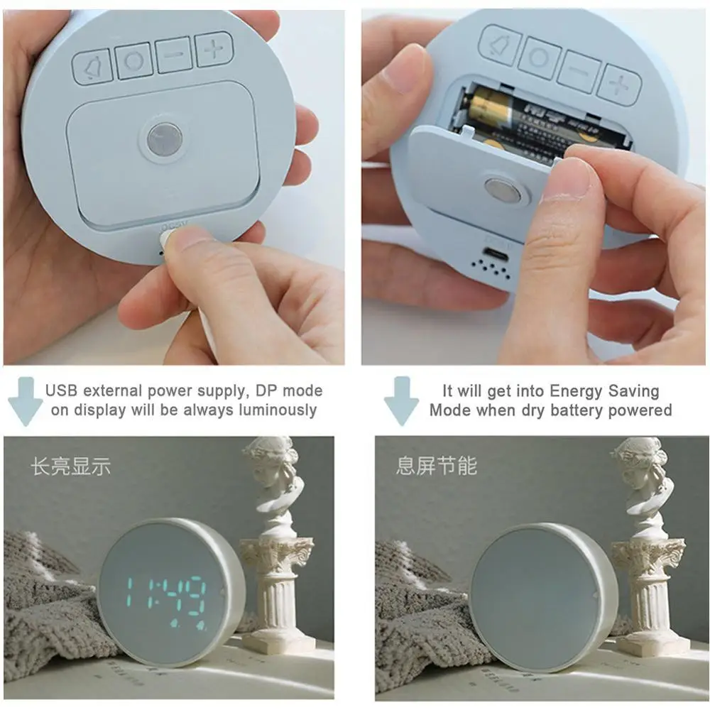 

2021 New LED Digital Kitchen Timer for Cooking Study Stopwatch Alarm Clock Magnetic Electronic Cooking Countdown Time Timer