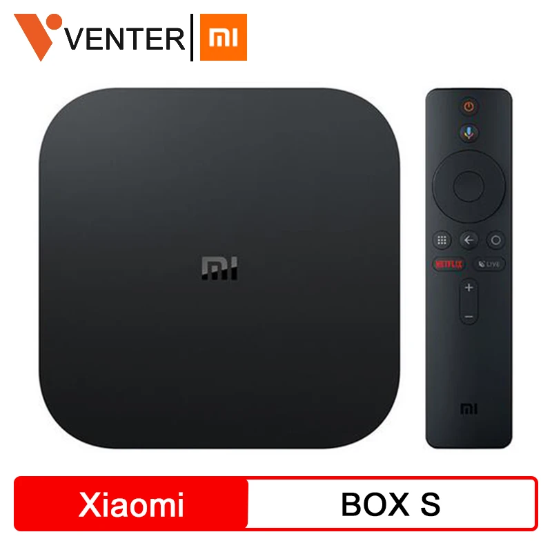 Глобальная версия Xiaomi Mi Box S 4K HDR Android TV 8 1 приставка Ultra HD 2G 8G WIFI Google Cast Netflix IPTV ТВ