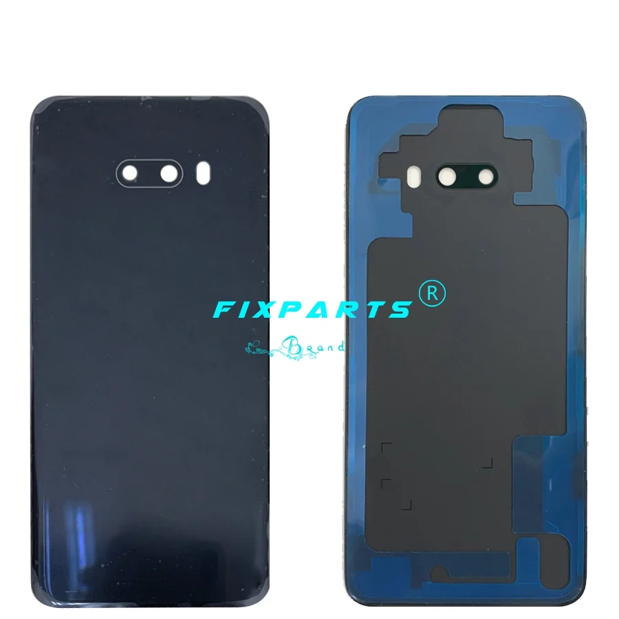 Для LG G8X ThinQ Задняя крышка батареи стеклянная дверь Корпус чехол G8 X LMG850EMW Замена