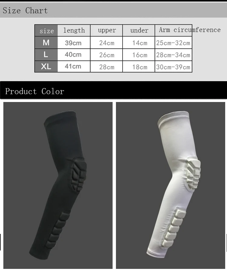 

Arm Sleeve Armband Elbow Support Basketball Arm Sleeve Breathable Football Safety Sport Elbow Pad Brace Protector