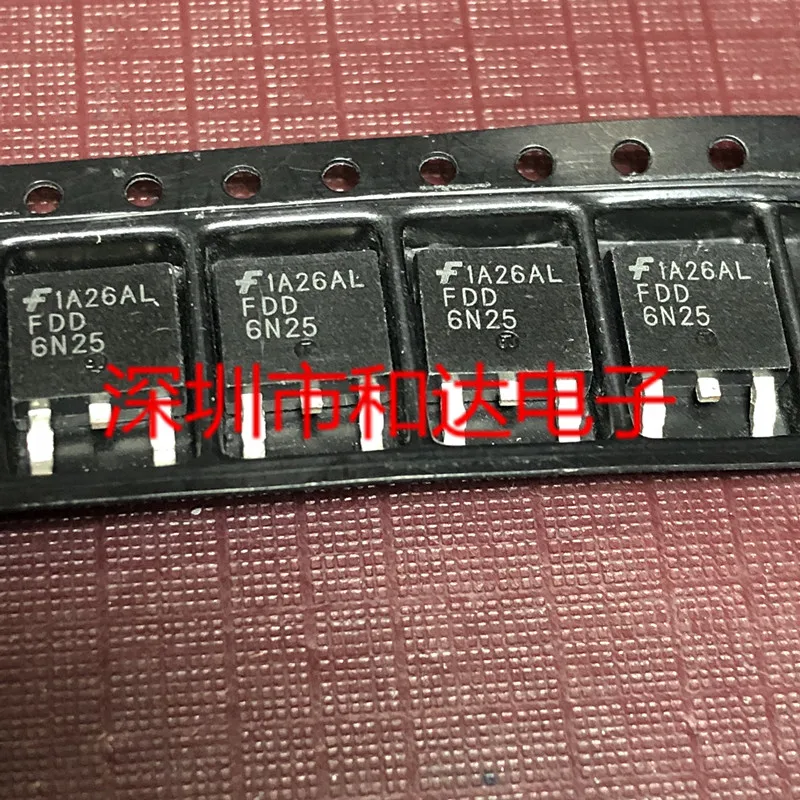 

5 шт. FDD6N25 TO-252 250 в, а