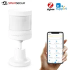 Смарт-датчик движения Ewelink ZigBee 3,0, Пассивный инфракрасный датчик движения, встроенный аккумулятор