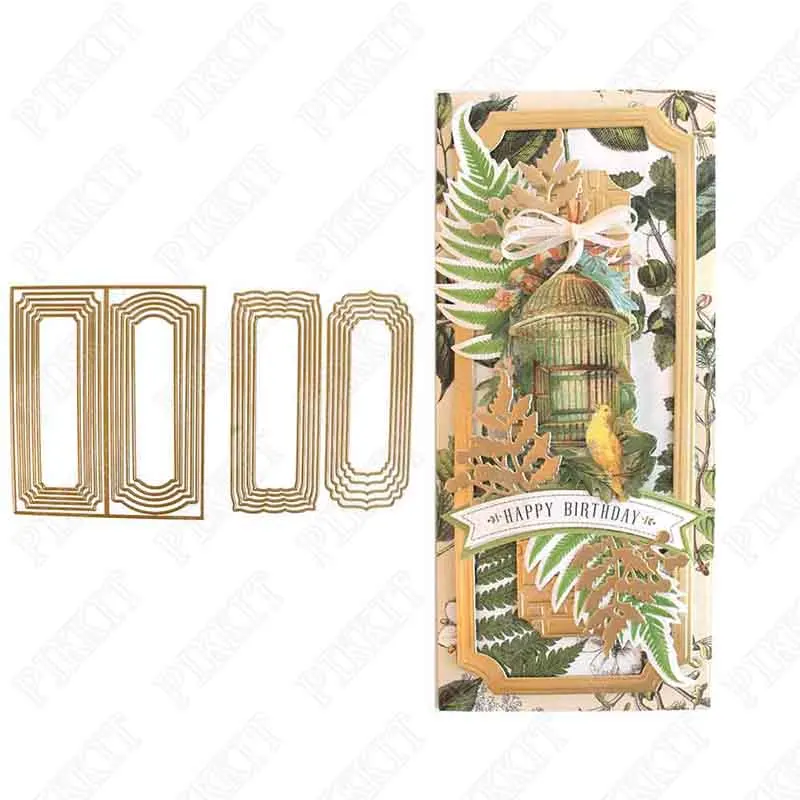 

Красивая квадратная рамка металлическая высечка Новое поступление 2021 Сделай Сам формы для скрапбукинга изготовление бумаги режущие издел...