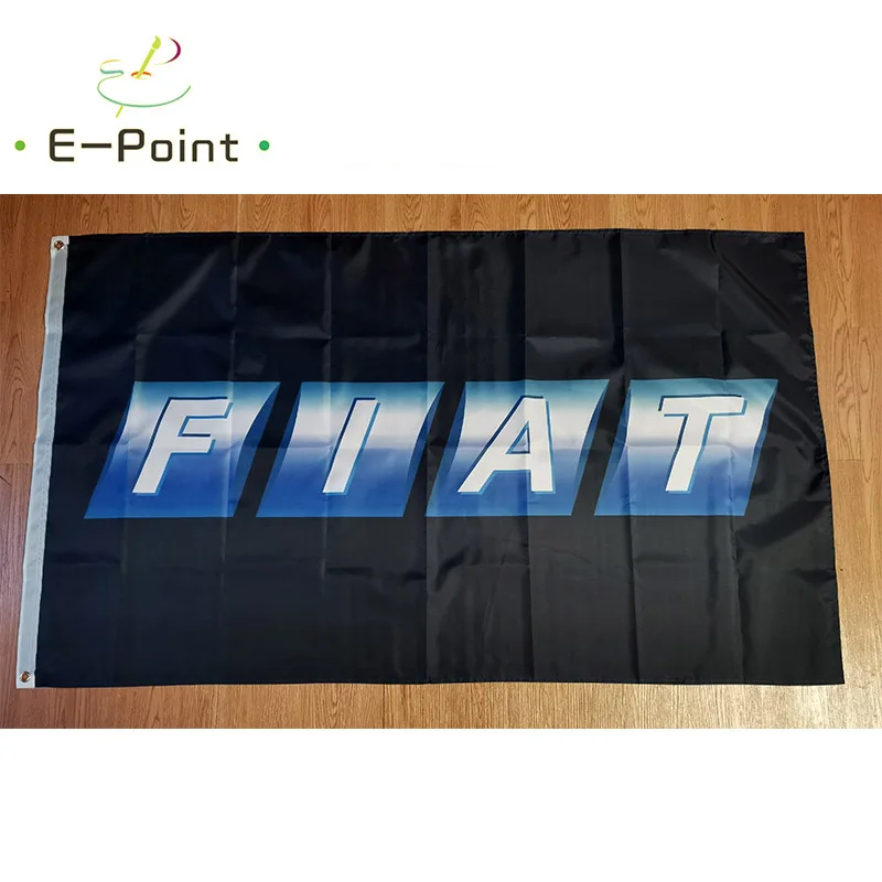 

Fiat Car Racing Flag 3ft*5ft (90*150cm) Size Christmas Decorations for Home Flag Banner Indoor Outdoor Decor HYK046