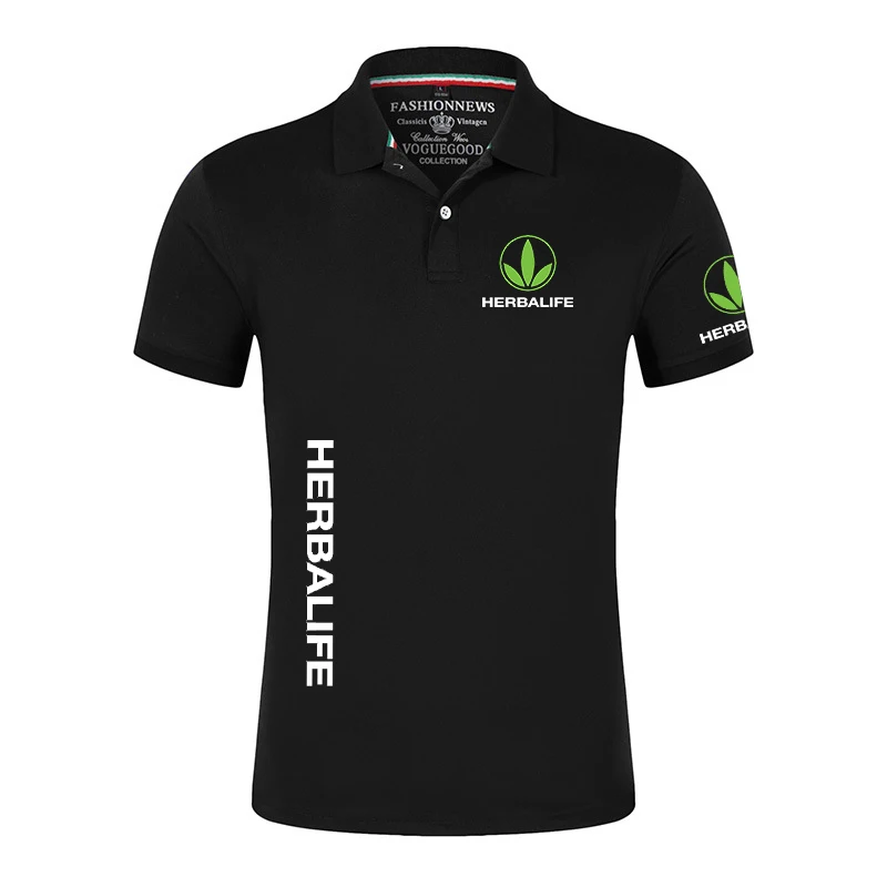 2021 футболки Herbalife с логотипом мужские летние коротким рукавом брендовые