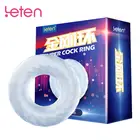 Силиконовое кольцо LETEN для задержки эякуляции, длительное тренировочное кольцо для задержки эякуляции, кольцо для сопротивления крайней плоти пениса, секс-игрушки для мужчин