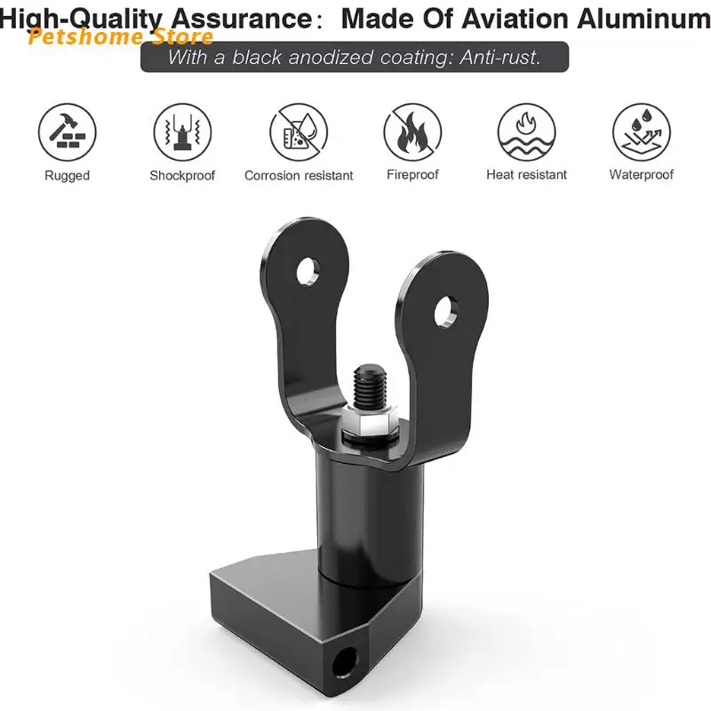 

LX9C 360 Degree Aviation Aluminum Screen Monitor Adjuster for Peloton Bike(Not Compatible with Peloton Bike +) Sports Tool