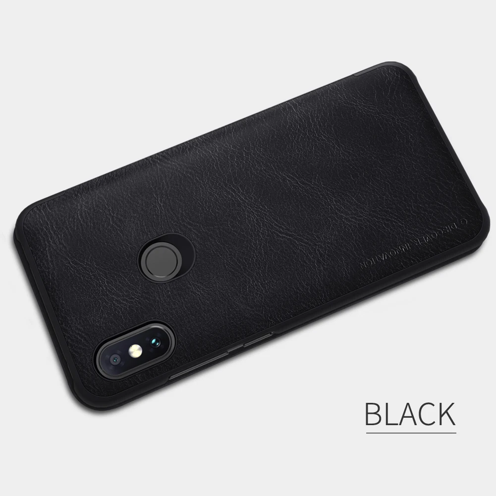 Для Xiaomi Redmi Note 6 Pro Чехол-книжка NILLKIN Qin кожаный чехол для Xiaomi Note 6 Pro global чехол-кошелек