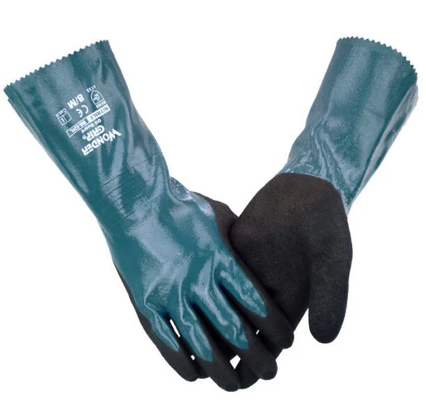 Wonder Grip WG-528L Маслонепроницаемые длинные трубчатые защитные рабочие перчатки с защитой от порезов Водонепроницаемые перчатки
