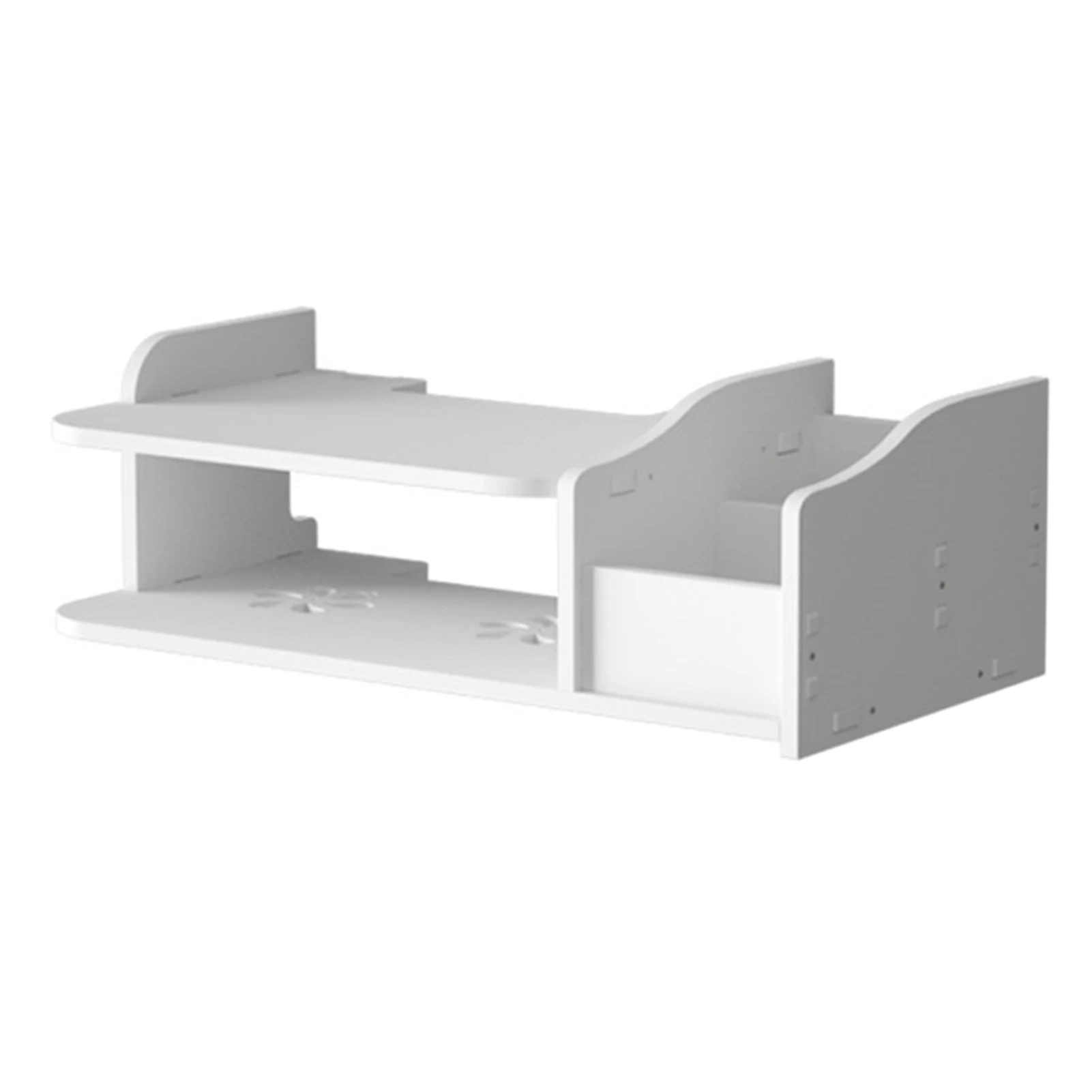 

Wall Mount Storage TV Box Router Shelf Set-Top Box Bracket Holder Mini PC DVD Player Stand Rack RT88